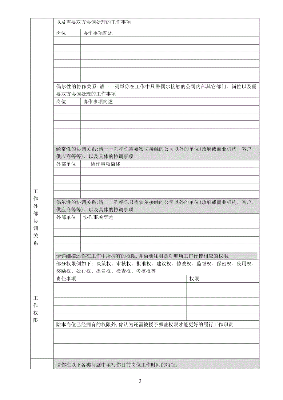 岗位分析调查问卷XXXX9_第3页