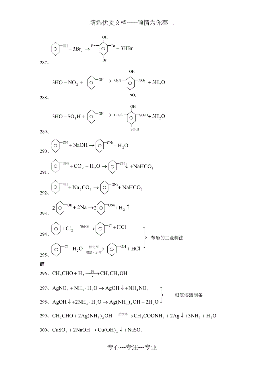高中化学方程式-大全-汇总(共21页)_第4页