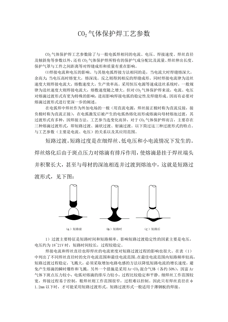 CO2气体保护焊接工艺_第1页