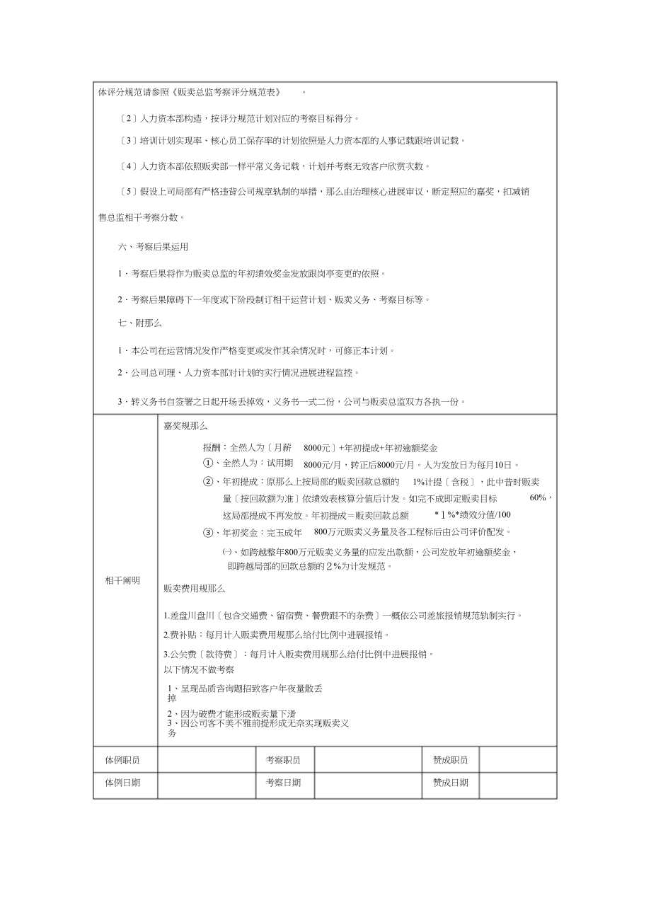 销售总监绩效考核方案_第3页