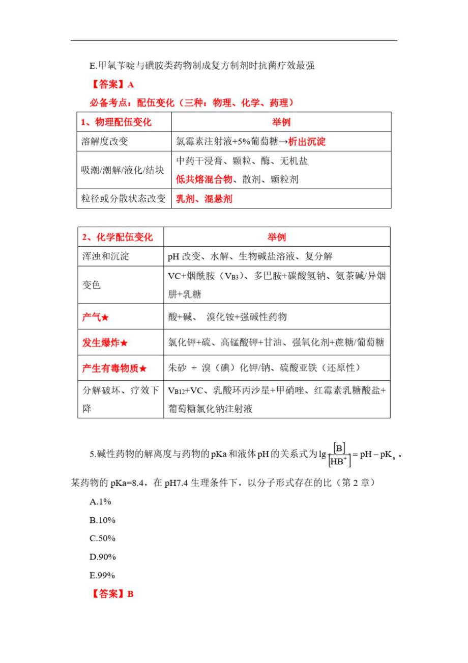 2017-2019年执业西药师考试真题及答案-药学专业知识一_第3页