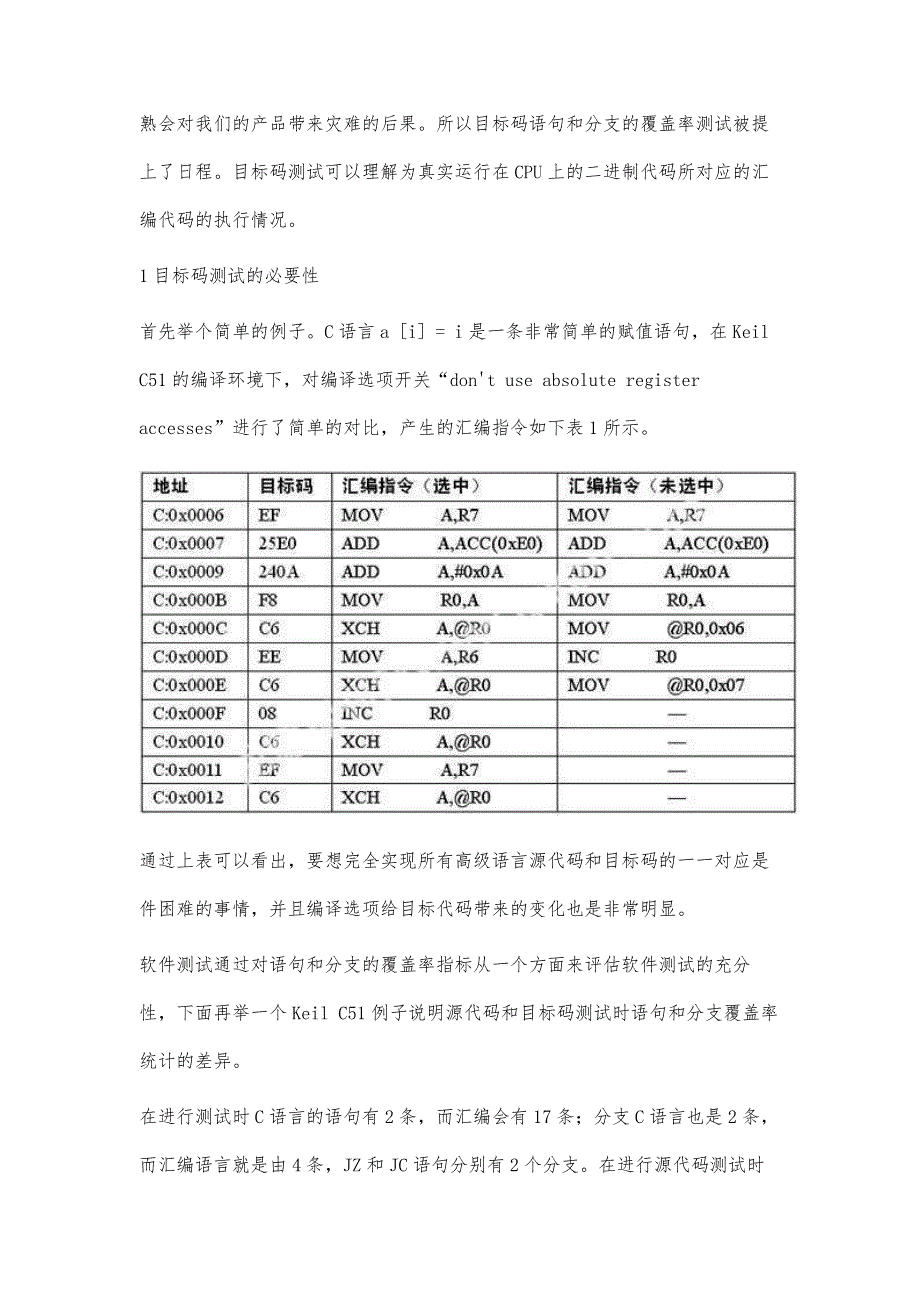 嵌入式软件目标码测试分析_第2页