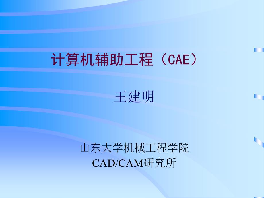 计算机辅助工程(CAE)_第1页