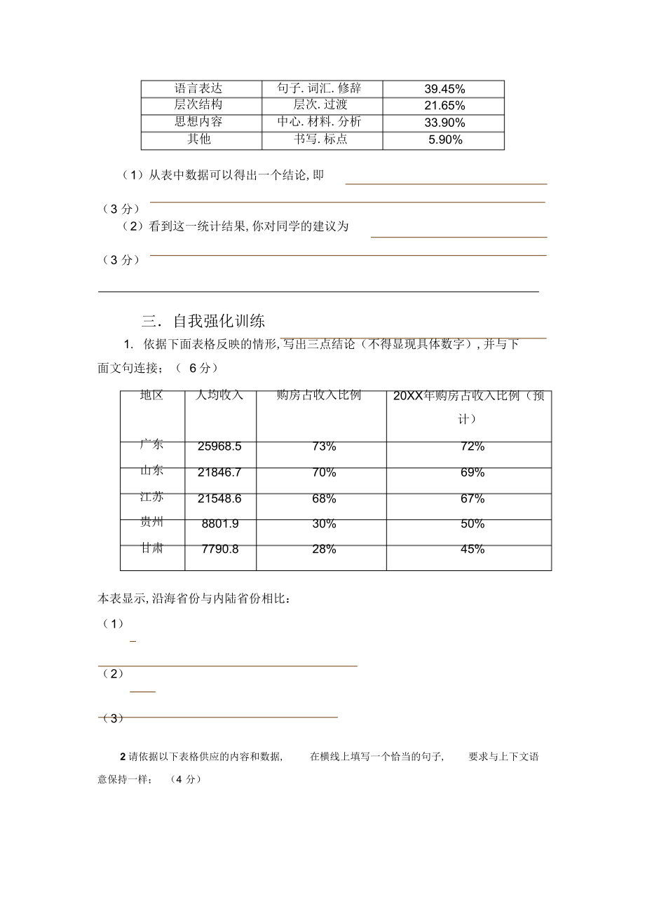 2022年2022年高考语文语言运用题集训之图表题_第2页