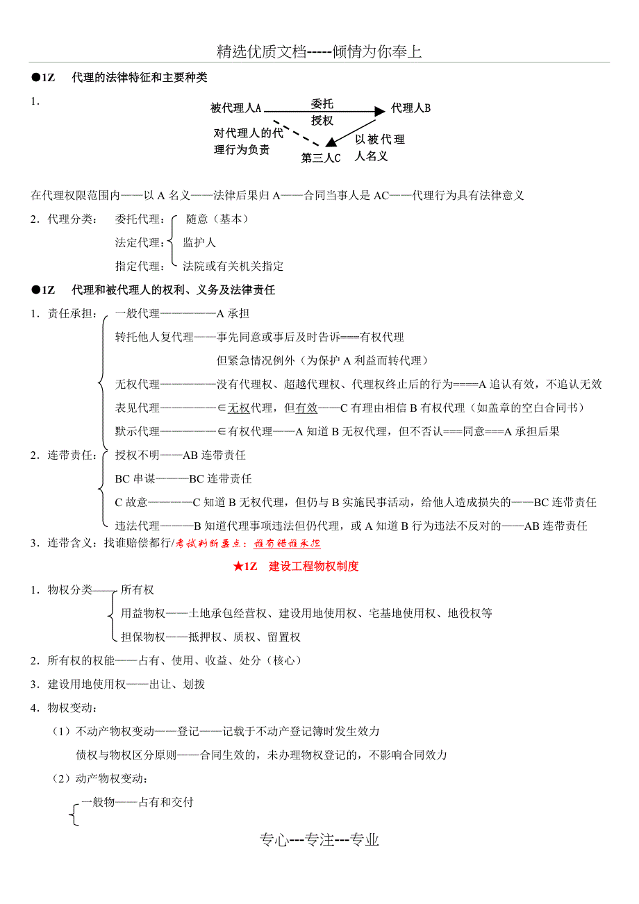 《一级建造师建设工程法规及相关知识核心内容-工程法规》(共35页)_第2页