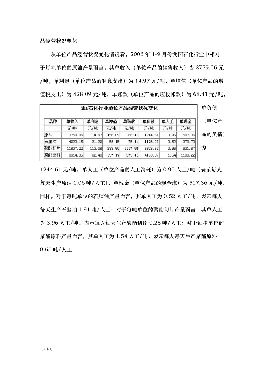 石化行业经济运行分析报告文案_第4页