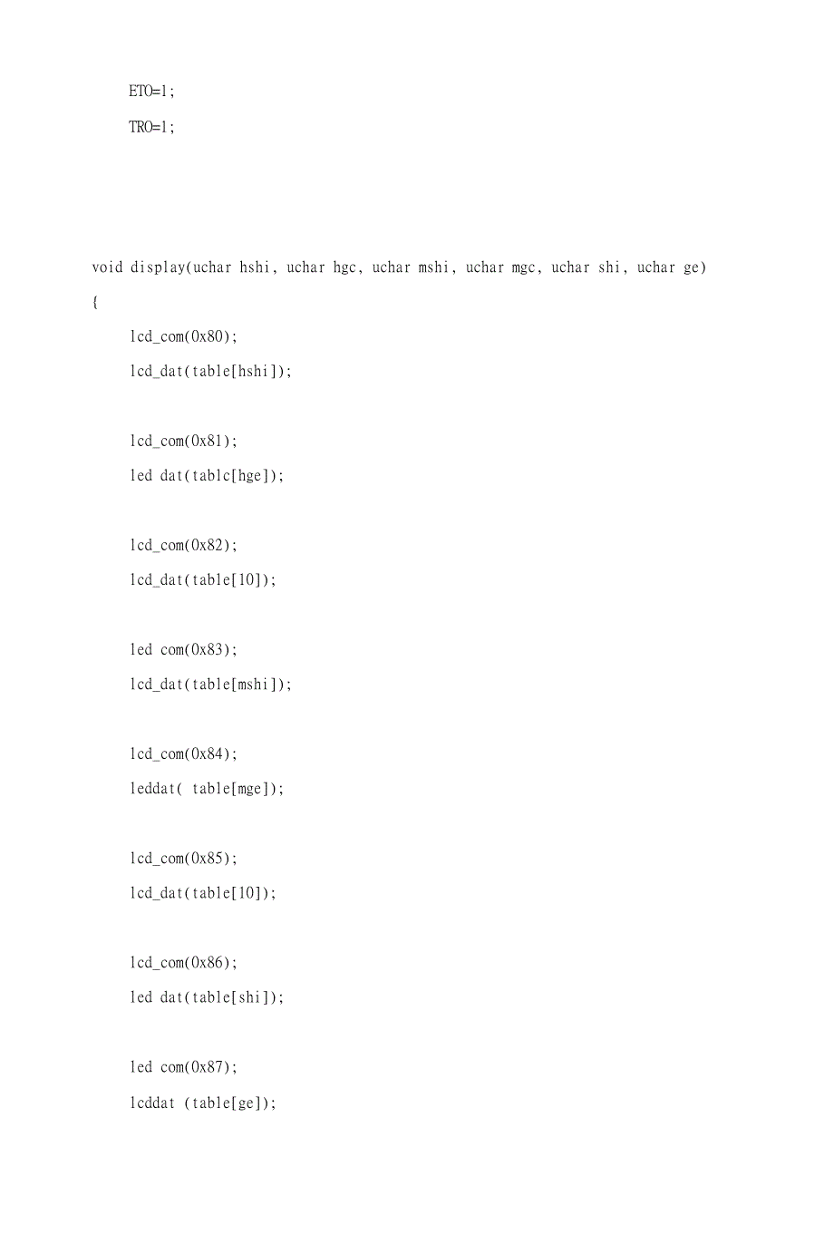 基于proteus仿真1602液晶电子时钟(附1602字符液晶详细资料)_第3页