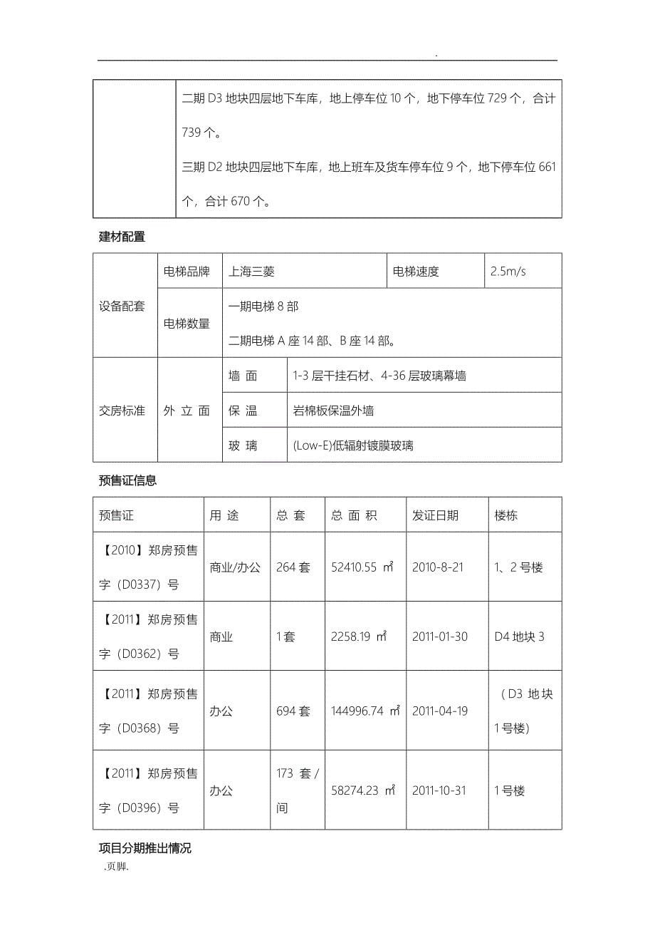 郑东新区商务写字楼项目分析报告文案_第5页