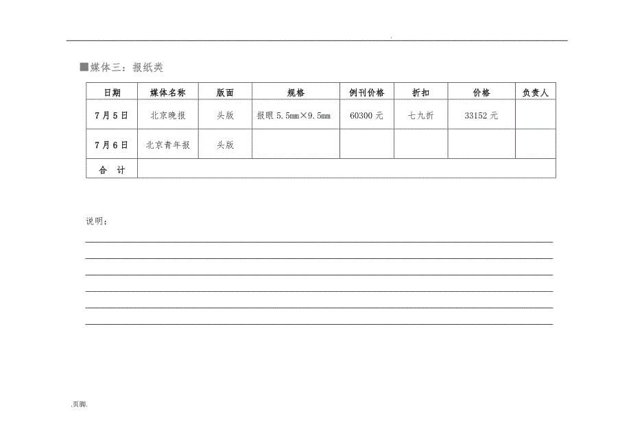 北京xx酒家开业营销方案_第5页