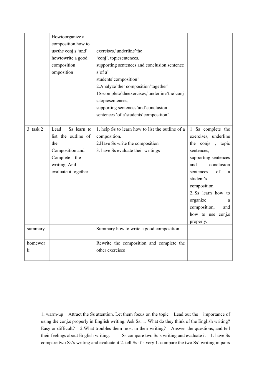 中考英语书面表达技巧指导课教学案_第2页