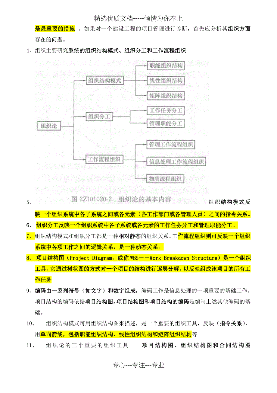 2012二级建造师施工管理重点考试必备(共23页)_第3页