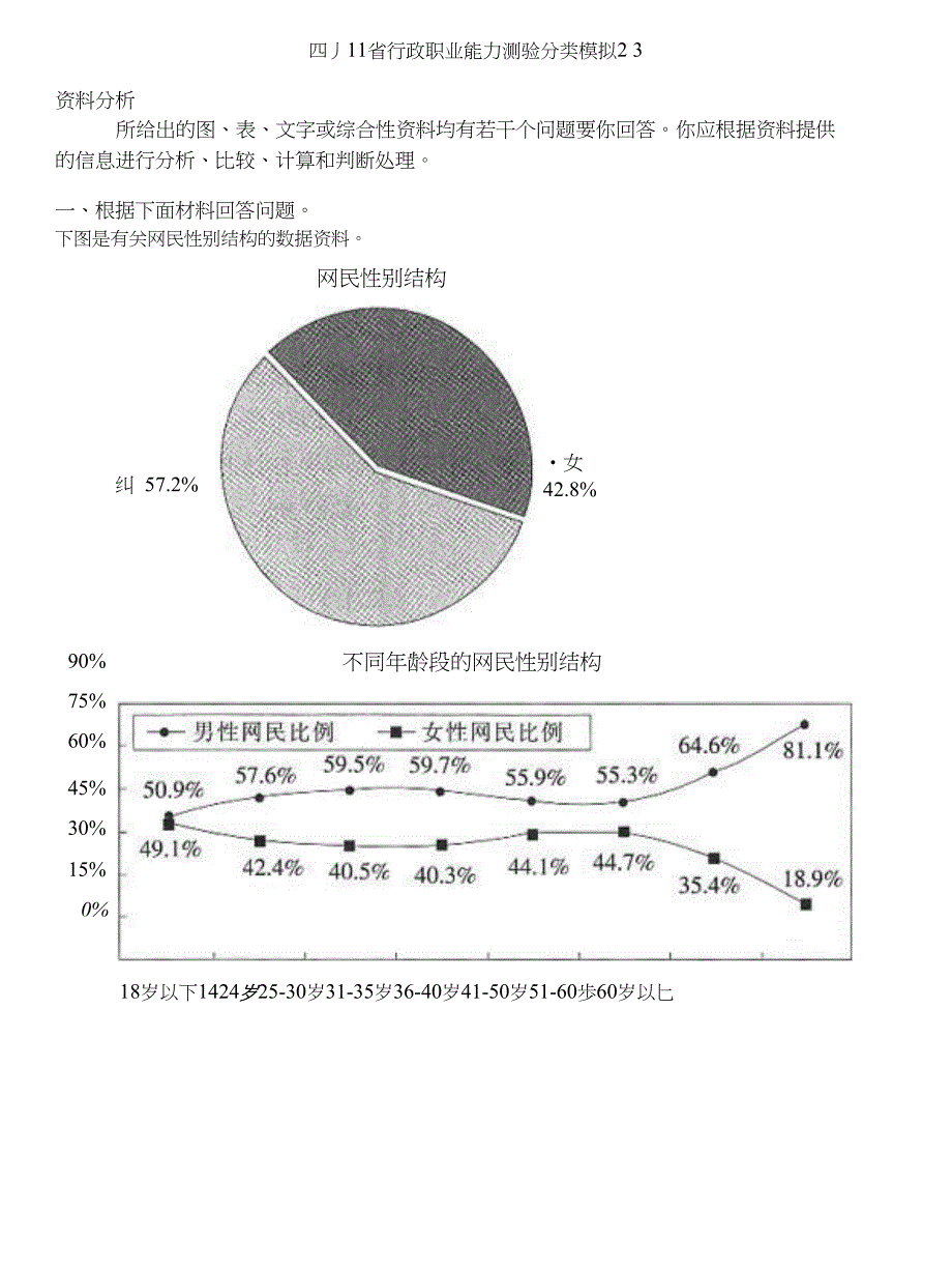 地方公务员-四川省行政职业能力测验分类模拟23_第1页