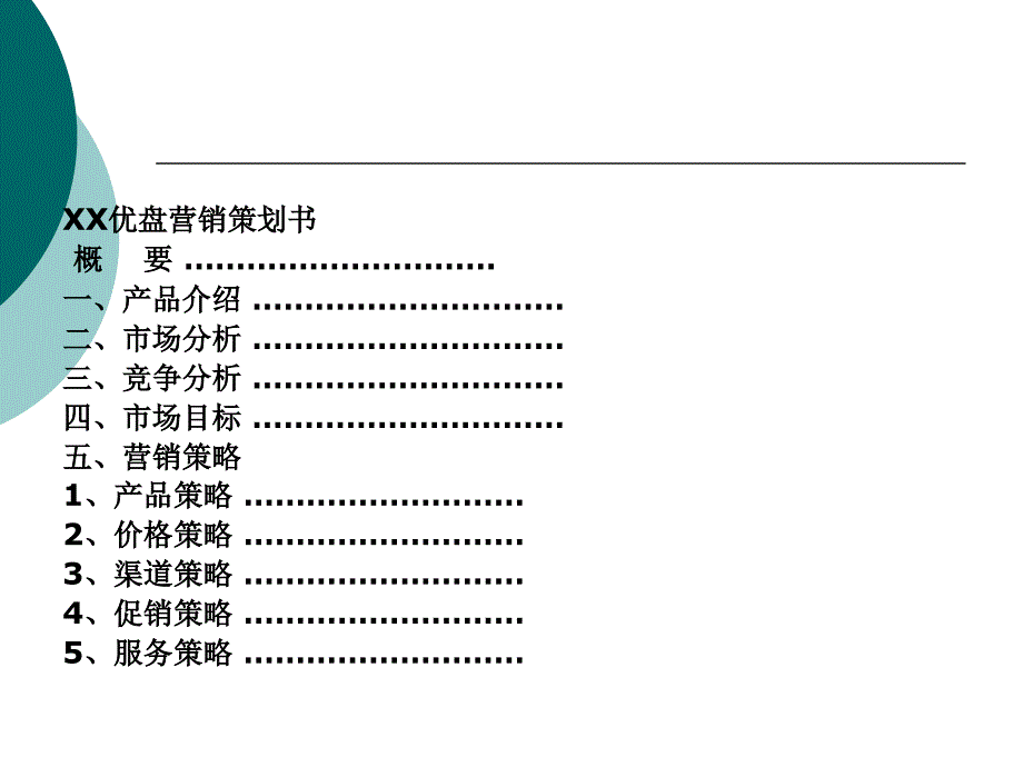 U盘营销策划书范文(共30页)_第2页