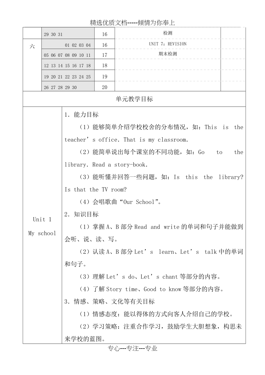 四年级下册英语学科教学计划(共9页)_第3页