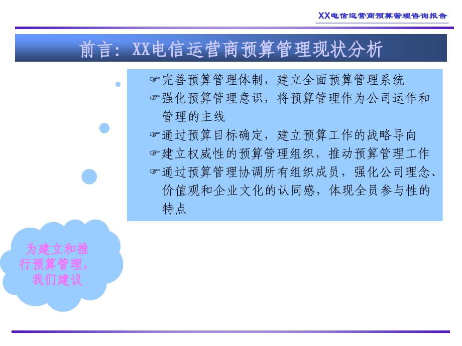 《XX电信运营商预算管理咨询报告》_第4页