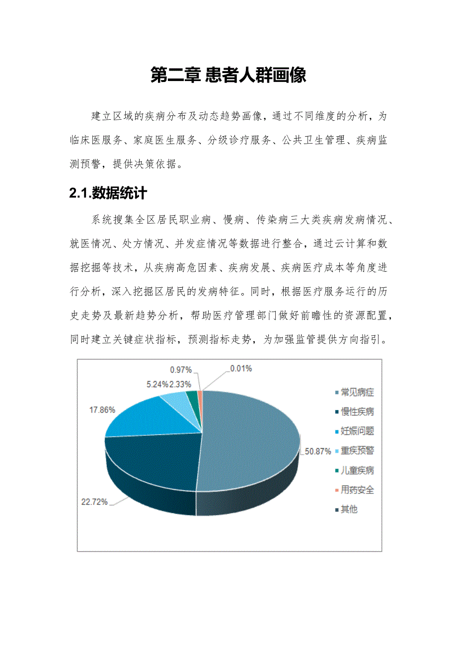 医疗数据平台 医疗健康管理态势分析建设方案V1_第3页