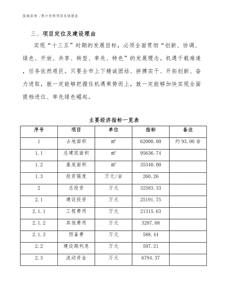 果汁饮料项目总结报告（模板参考）_第4页