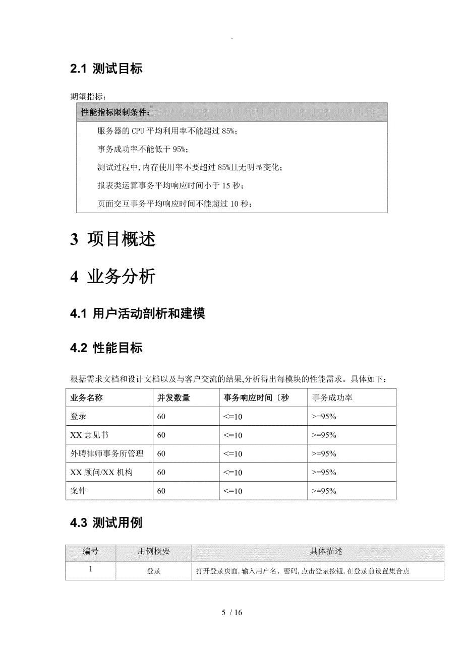 软件项目性能测试报告V2.0_第5页