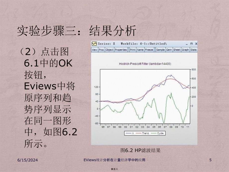 EViews统计分析在计量经济学中的应用--第6章时间序列模型_第5页