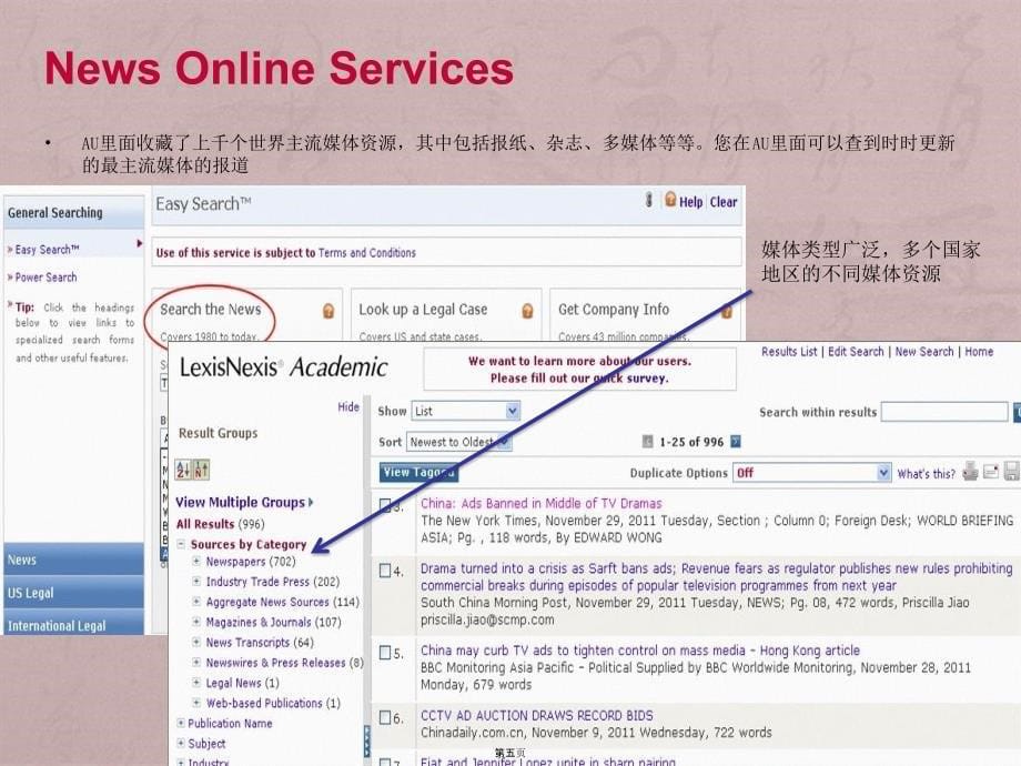 LexisAcademic法律数据库使用说明_第5页