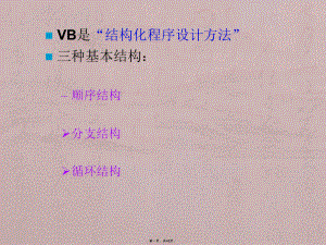 (VB二级)第5章程序控制结构