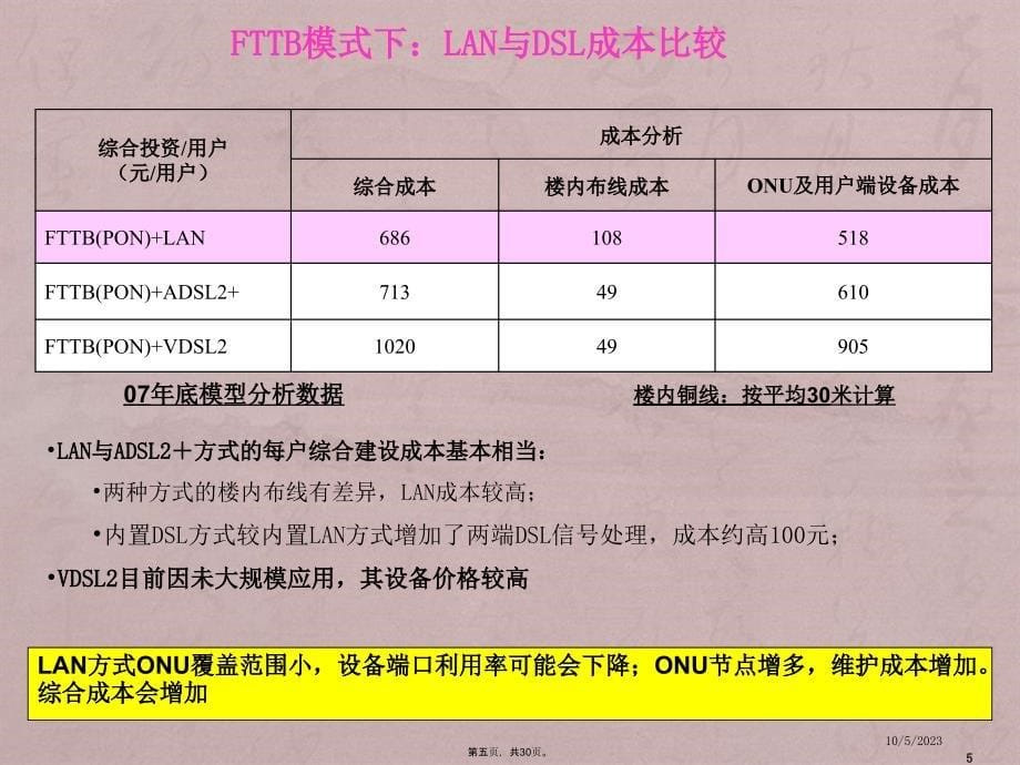 广东电信PON建设思路_第5页