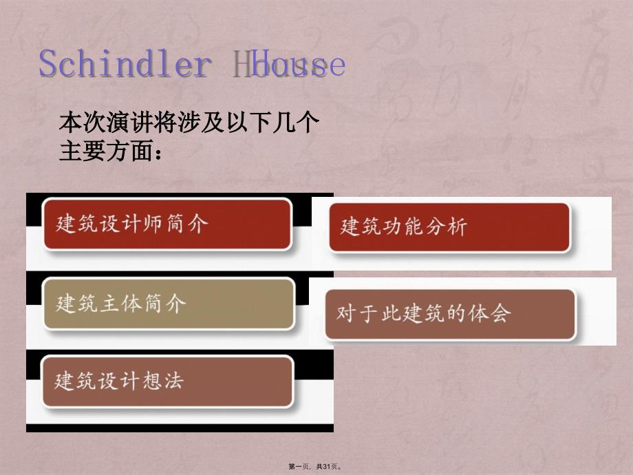 辛德勒住宅解析——Schindler_House_第1页