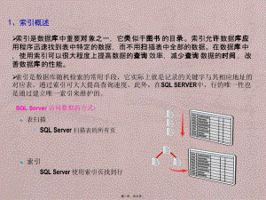 项目4索引与视图管理