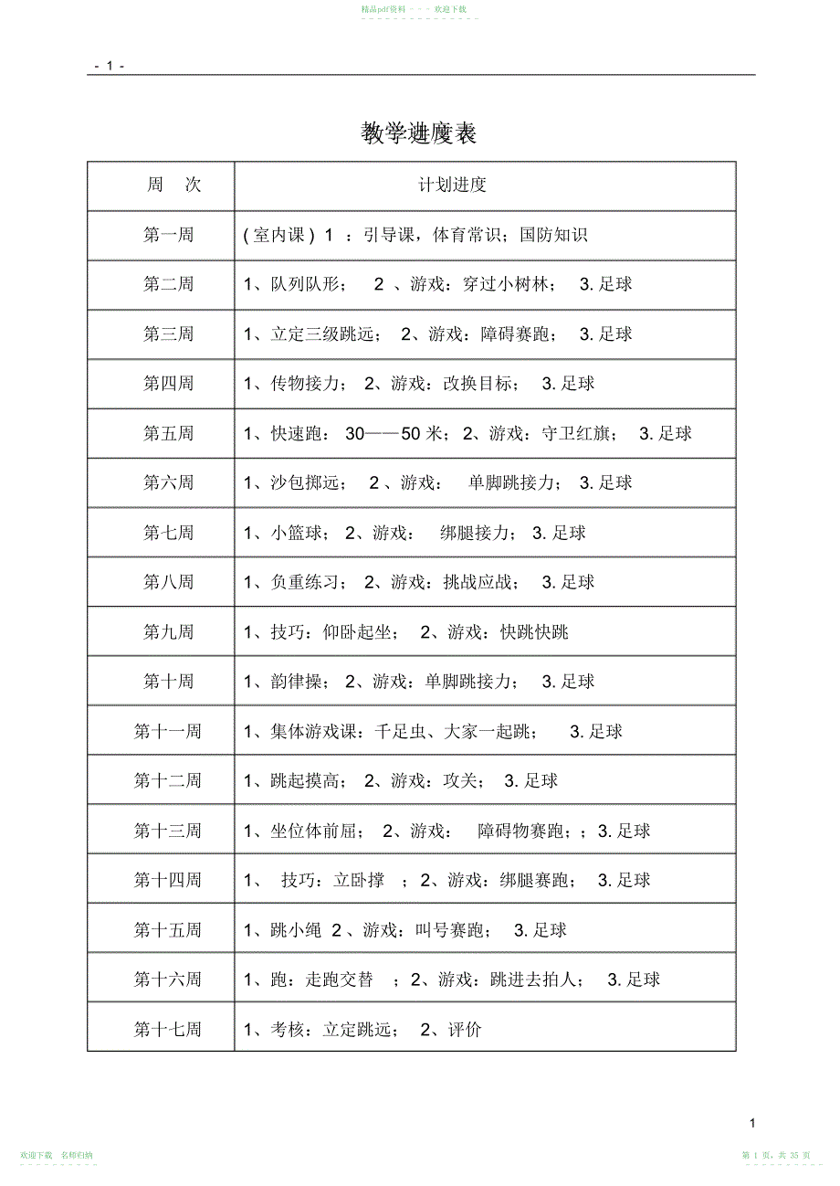 小学五年级体育教案2_第1页