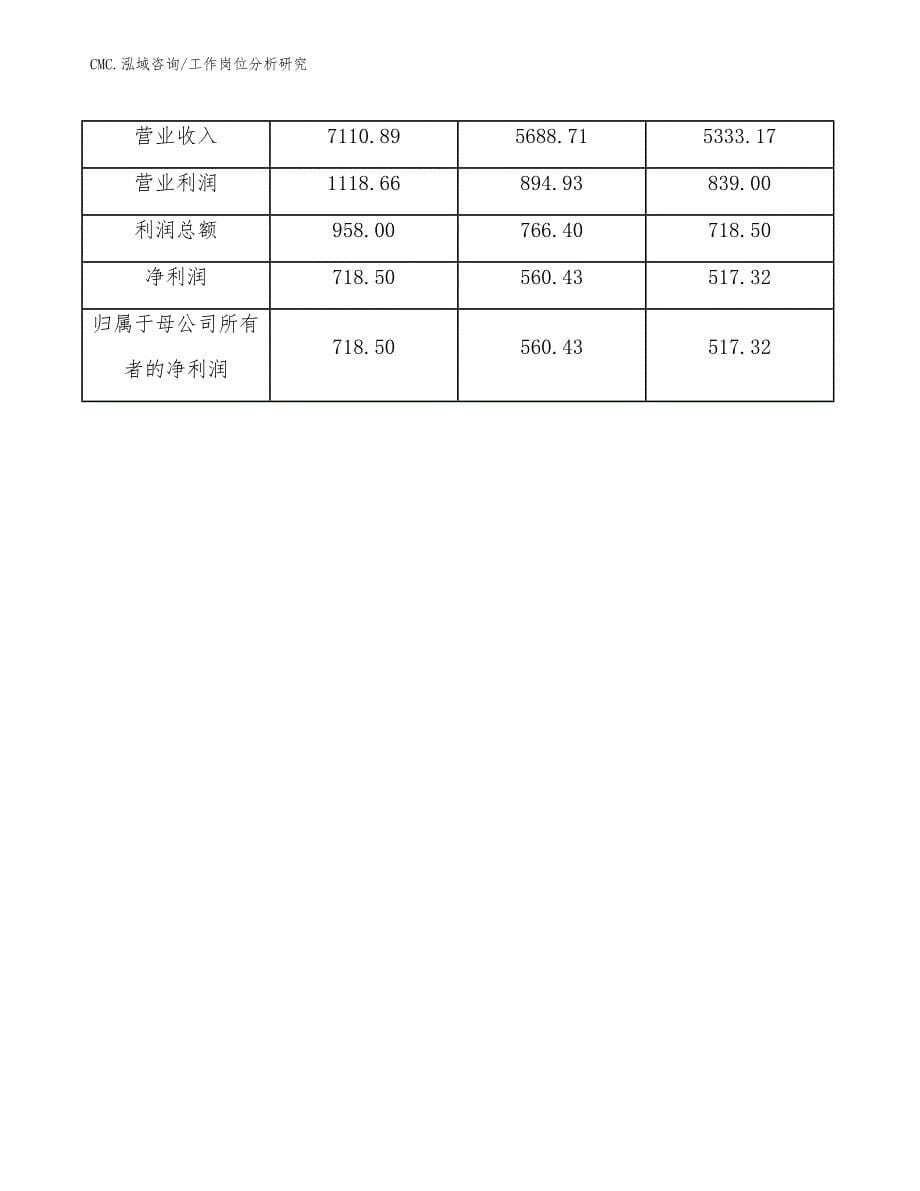 橱柜项目工作岗位分析研究（模板）_第5页