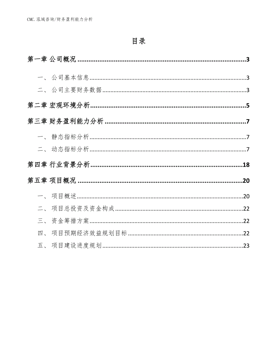 钾长石项目财务盈利能力分析（模板）_第2页