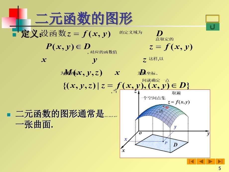 高等数学微积分82多元函数的概念课件_第5页