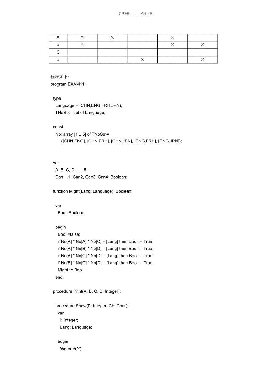 高中信息技术全国青少年奥林匹克联赛教案枚举法二_第5页