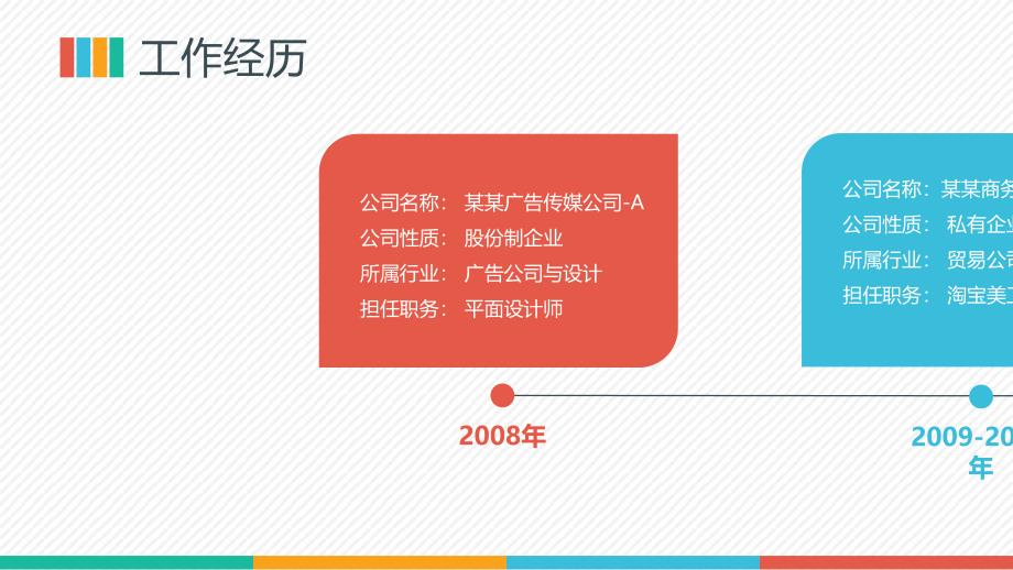 19模板库-实用精致个人岗位竞聘简历制作模板_第4页