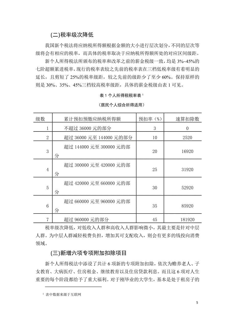 新个税法下个人所得税政策解析及纳税筹划_第5页