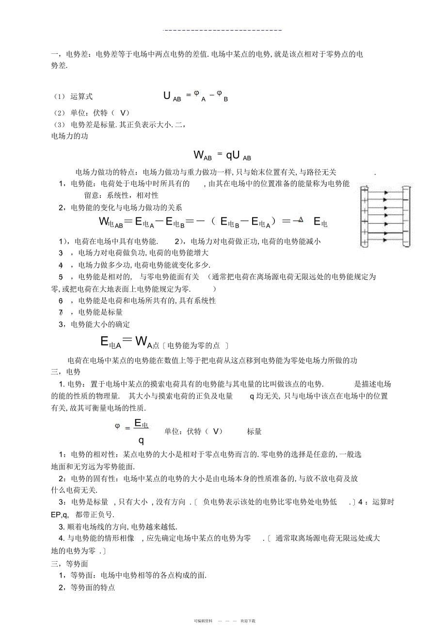 2022年人教版物理知识点_第5页