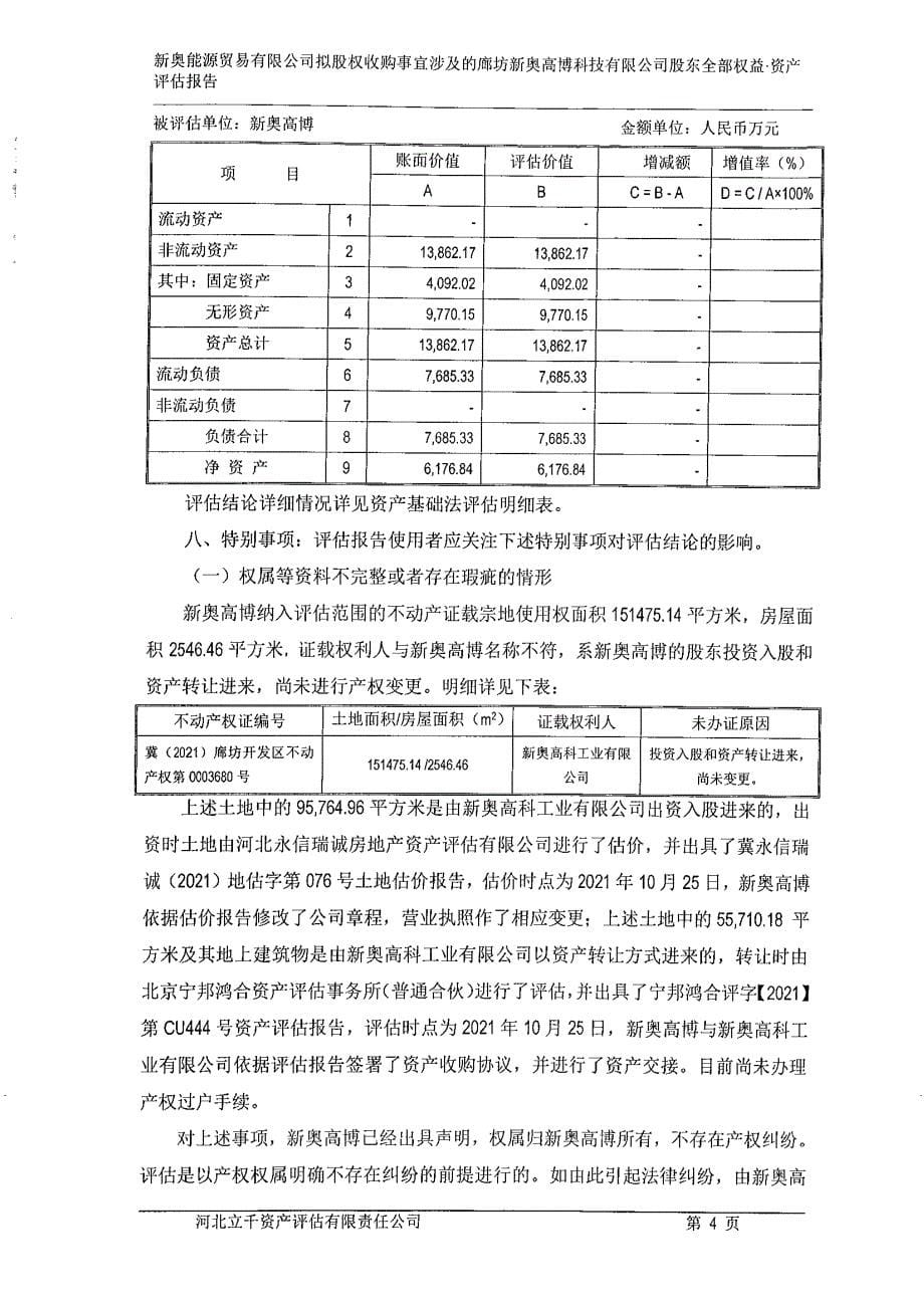 廊坊新奥高博科技有限公司资产评估报告_第5页