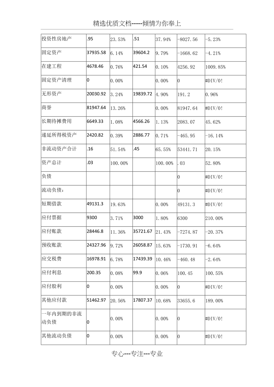 深圳华强资产负债表分析(共6页)_第2页