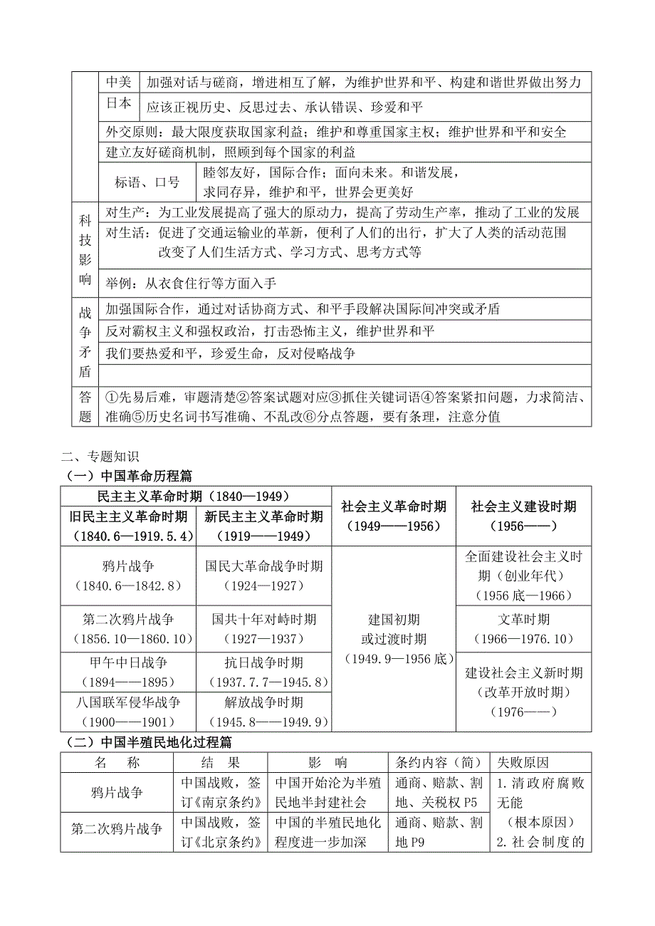 《初中历史 形成性总结（学习捷径）素材 北师大版》_第2页