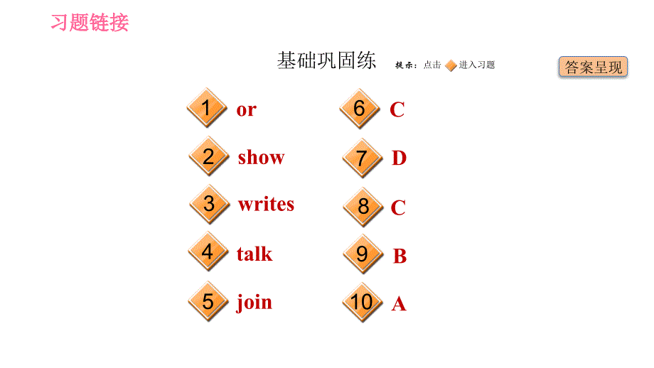 人教版七年级下册英语 Unit1 课时2 Section A (Grammar Focus-3c) 习题课件_第2页