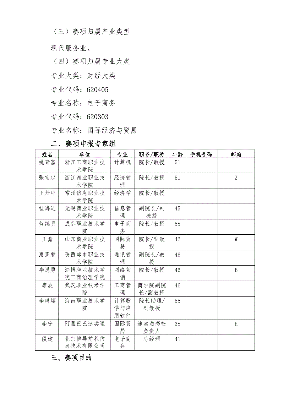 全国职业院校技能大赛跨境电商技能竞赛项目方案申报书_第2页