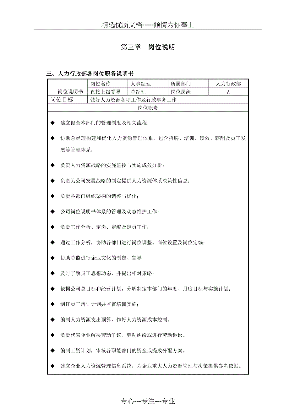 人事部工作说明书解读(共42页)_第4页