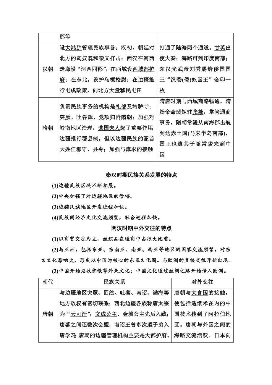 《2022届高考历史考前冲刺卷》第38课 民族关系与国家关系 教案_第2页