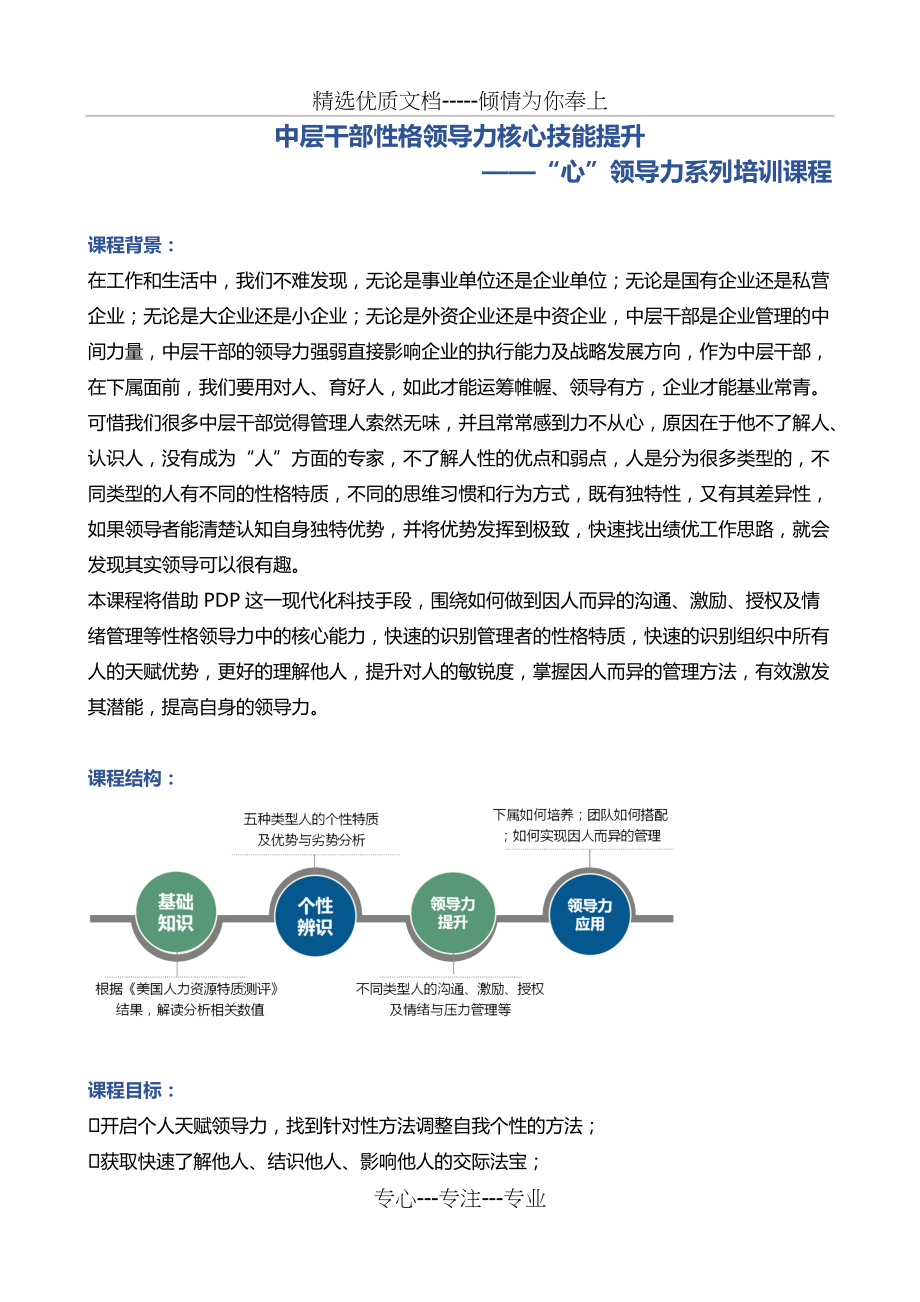 中层干部性格领导力核心技能提升(共5页)_第1页