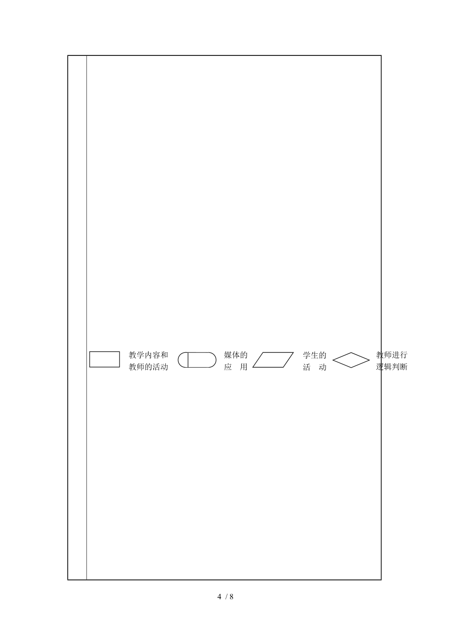 课堂教学设计表空白模板(教材版本)分享_第4页