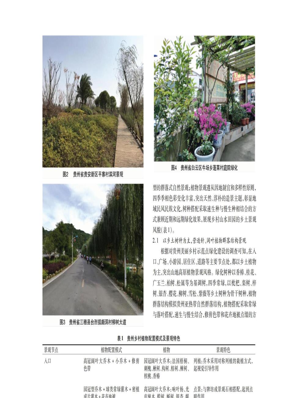 贵州美丽乡村植物景观营造研究_第2页