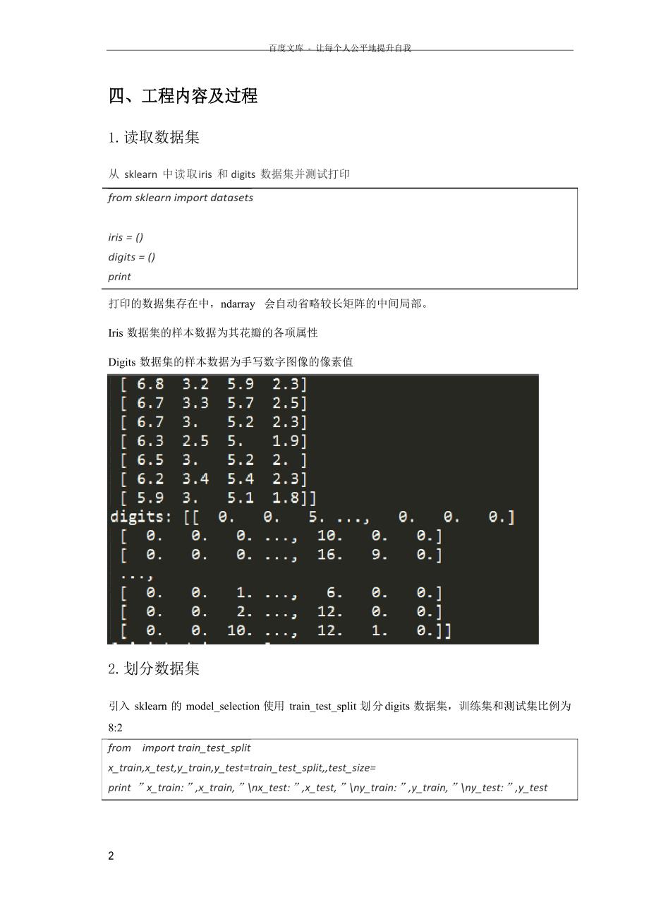 数据挖掘实训报告_第2页