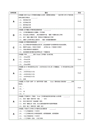 计算机全国计算机一级考试