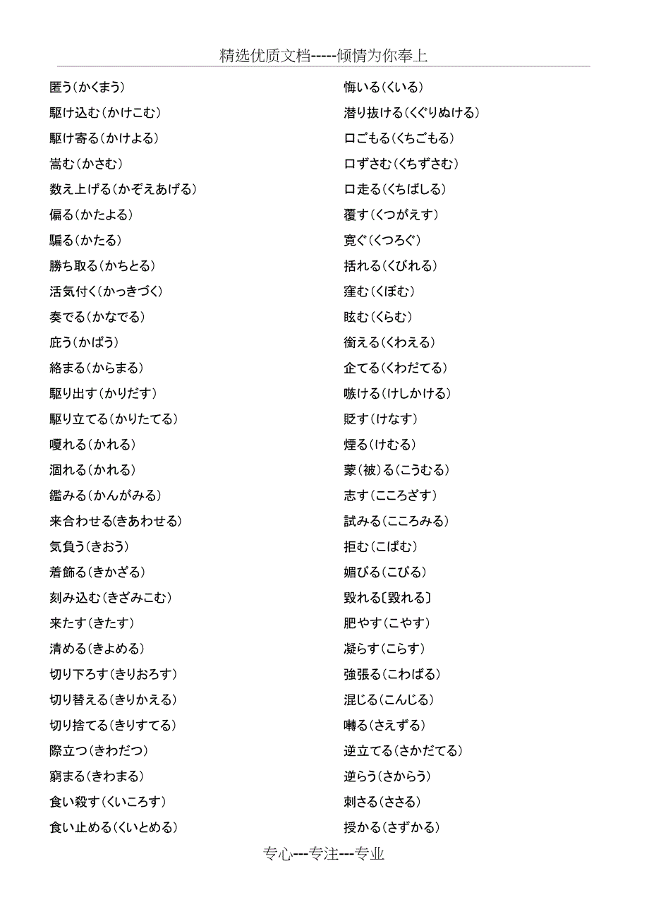 日语专八词汇(共30页)_第2页