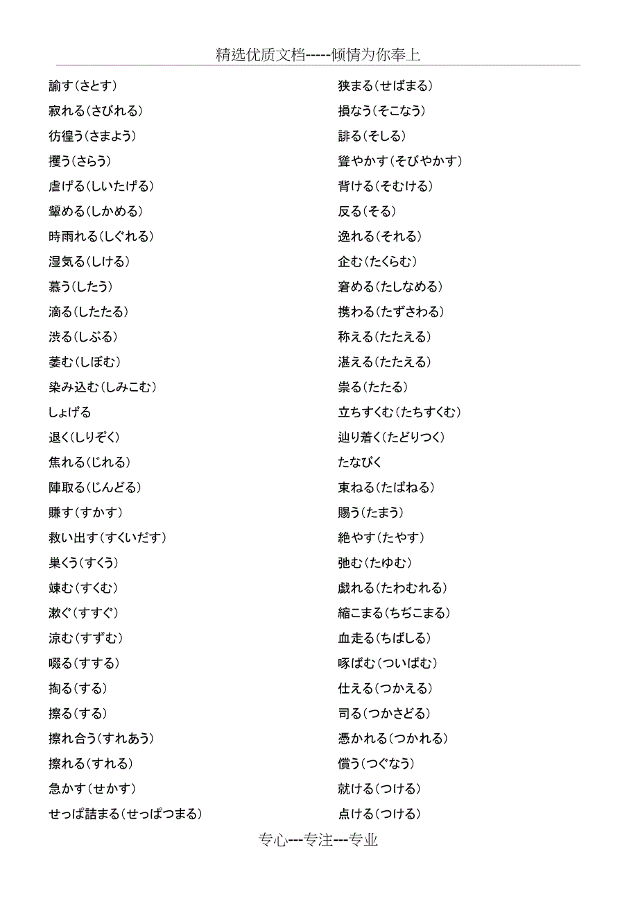 日语专八词汇(共30页)_第3页